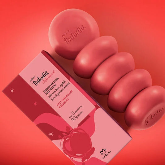 Sabonete em Barra Tododia Maçã Caramelada & Baunilha 5x90g – Natura