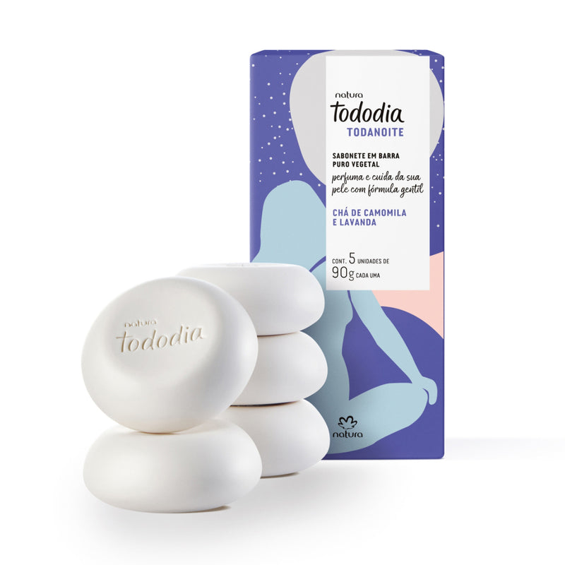 Sabonetes em Barra Natura Tododia - Variadas Fragrâncias Disponível