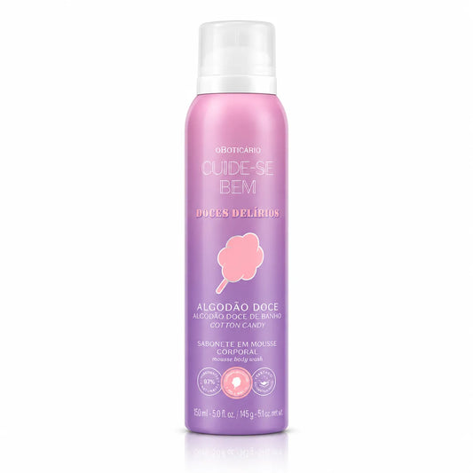 Sweet Delights Cotton Candy Mousse Soap 150ml – O Boticário