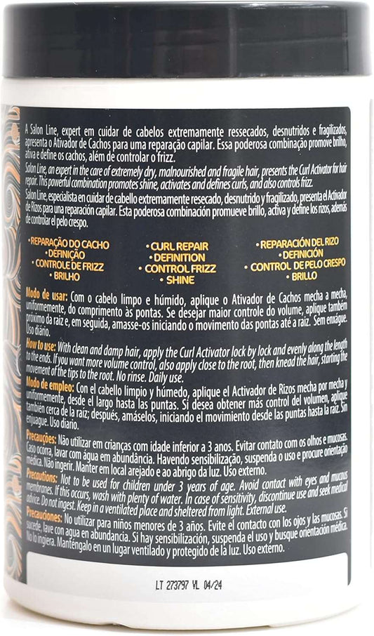 Salon Line SOS Ativador de Cachos Arginina Reparação – 1kg