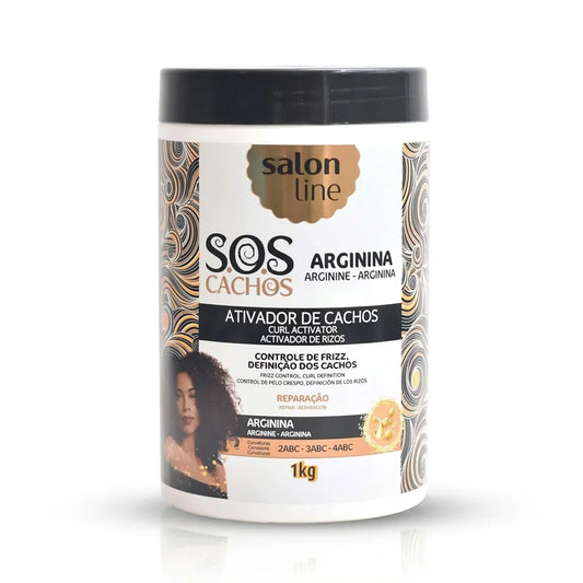 Salon Line SOS Ativador de Cachos Arginina Reparação – 1kg