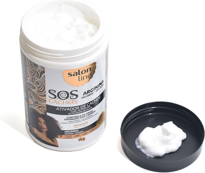 Salon Line SOS Ativador de Cachos Arginina Reparação – 1kg