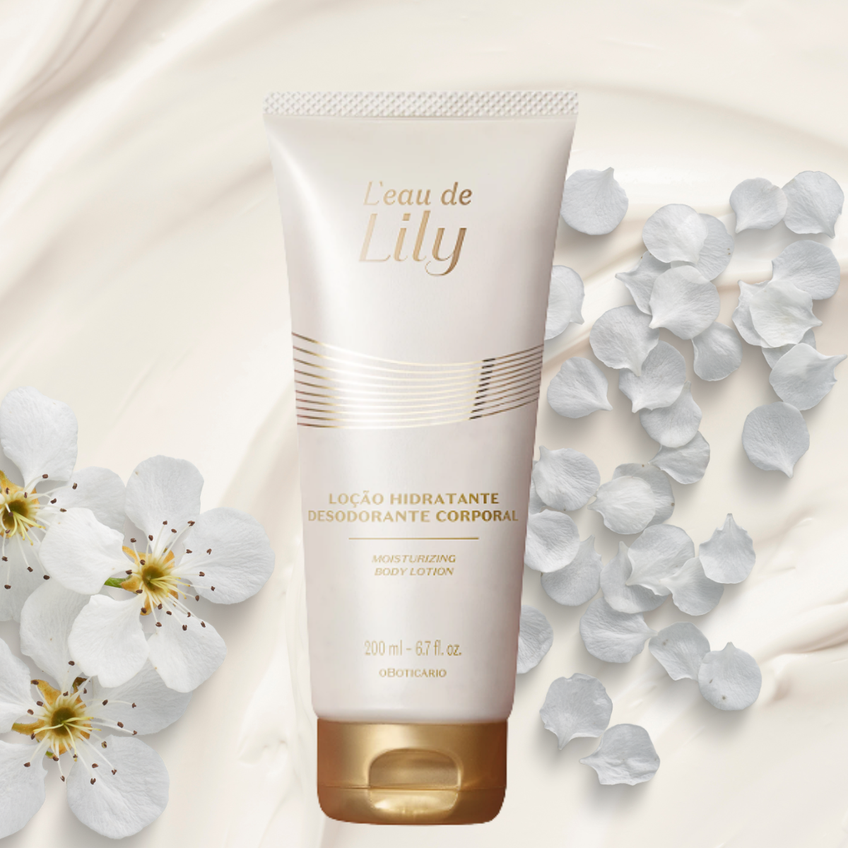 Loção Hidratante Desodorante Corporal L’eau de Lily – 200ml