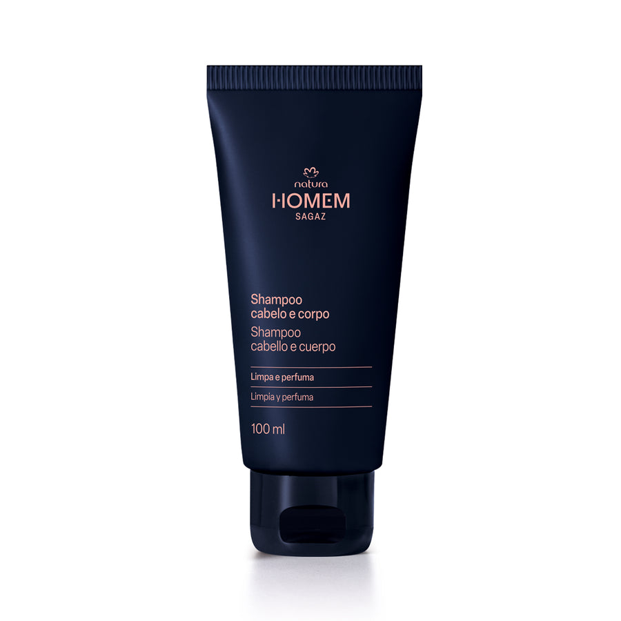 Shampoo 2 em 1 Natura Homem Sagaz – Cabelo e Corpo 100ml