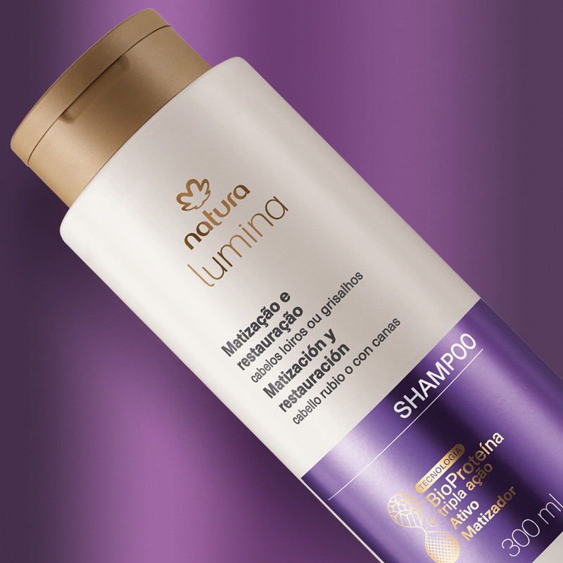 Shampoo Matizador Lumina – Matização e Restauração para Loiros & Grisalhos (300ml)