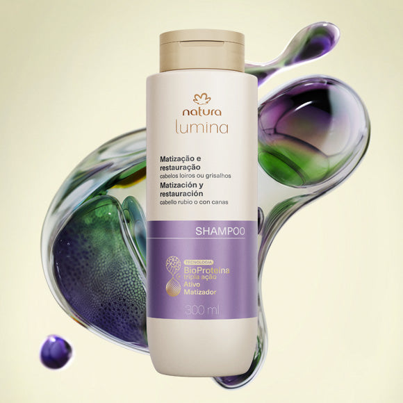 Shampoo Matizador Lumina – Matização e Restauração para Loiros & Grisalhos (300ml)