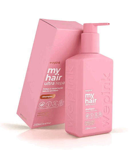 Kit Shampoo + Condicionador My Hair Ultra Repair 250ml – Wepink
