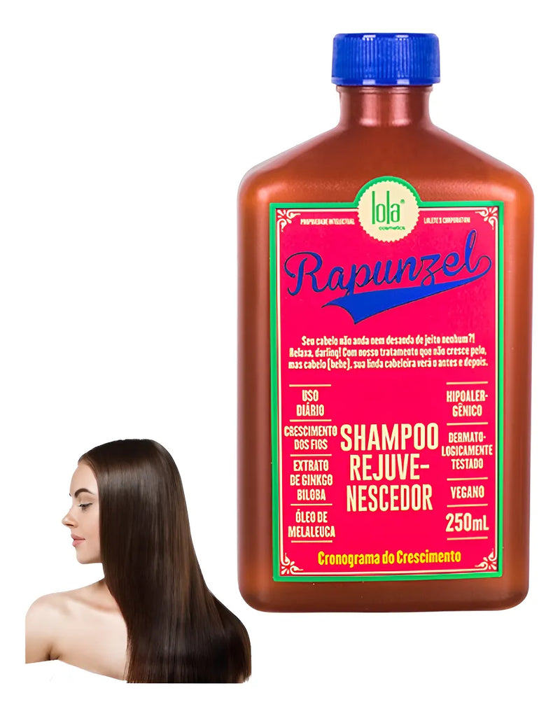 Shampoo Rejuvenescedor Lola Rapunzel – 250ml | Vegano