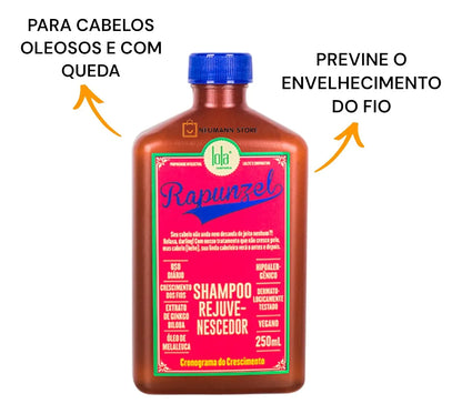 Shampoo Rejuvenescedor Lola Rapunzel – 250ml | Vegano