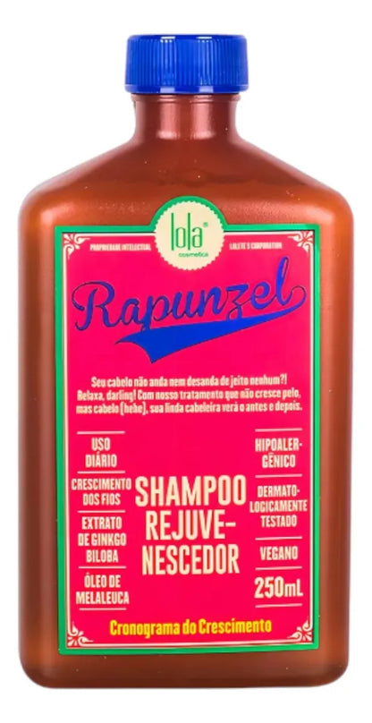 Shampoo Rejuvenescedor Lola Rapunzel – 250ml | Vegano