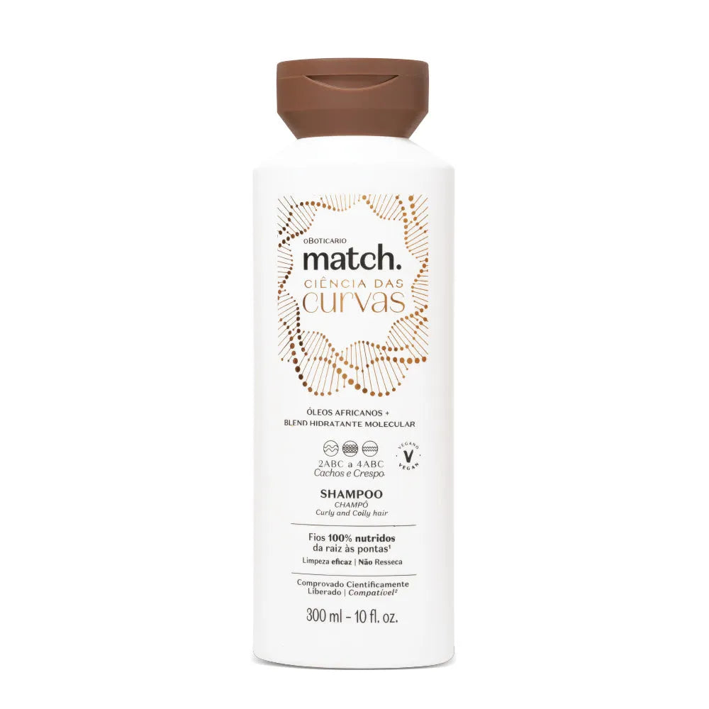 Kit Match Ciência das Curvas Shampoo + Condicionador e Leave-In – O Boticário