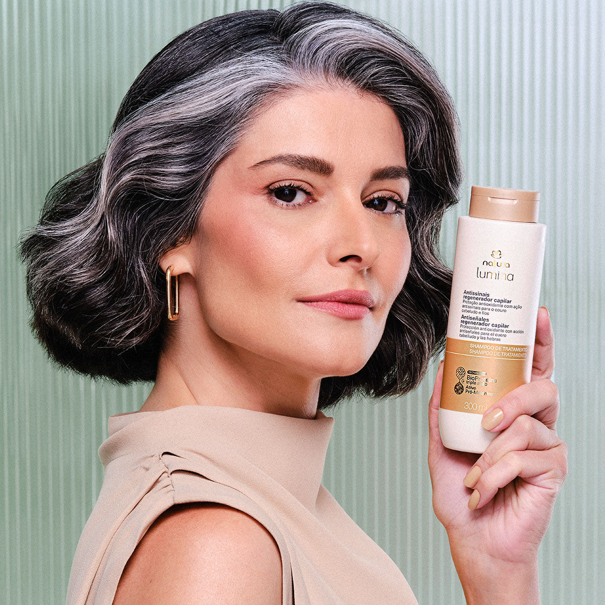 Kit Lumina Antissinais Regenerador Capilar Completo – 4 produtos