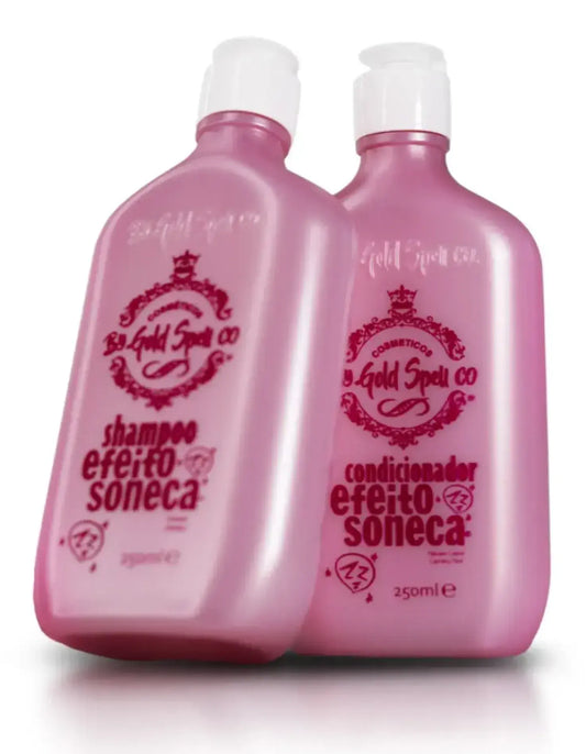 Linha Gold Spell Efeito Soneca – Shampoo, Condicionador, Máscara e Óleo Reparador