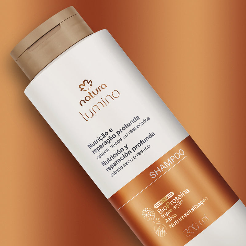 Sistema Lumina – Nutrição & Reparação Profunda para Cabelos Secos ou Ressecados