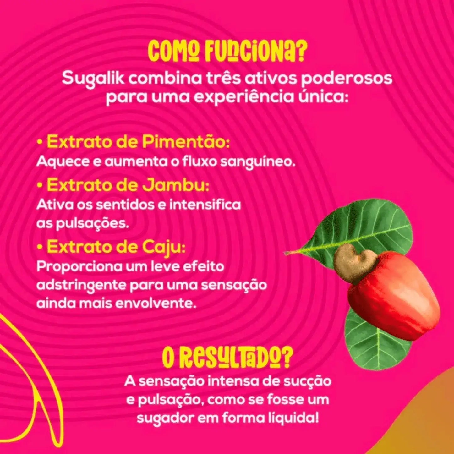 SugaLik – Gel Excitante Beijável Unissex Sabor Pistache