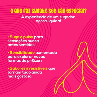 SugaLik – Gel Excitante Beijável Unissex Sabor Doce de Leite