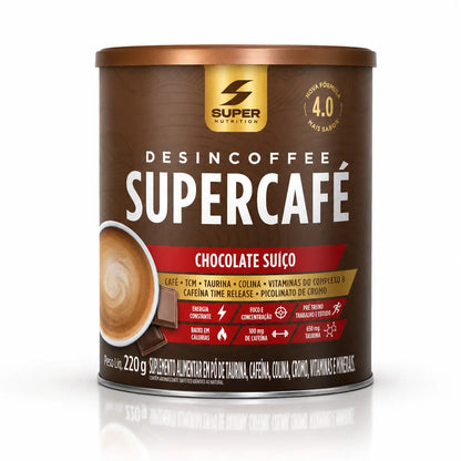 Super Coffee Desincoffee Chocolate Suíço 220g