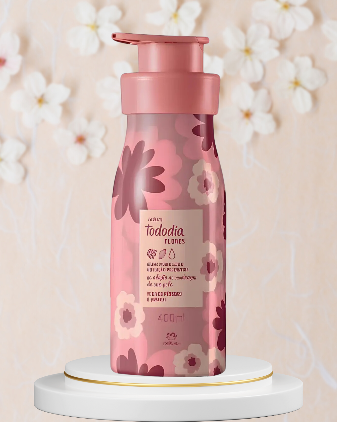 Creme Hidratante Corporal Tododia Flor de Pêssego e Jasmim – 400ml