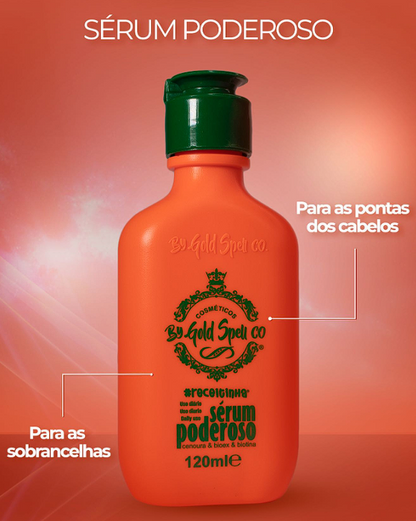 SÉRUM PODEROSO 120ml – Para Sobrancelhas e Pontas de Cabelo