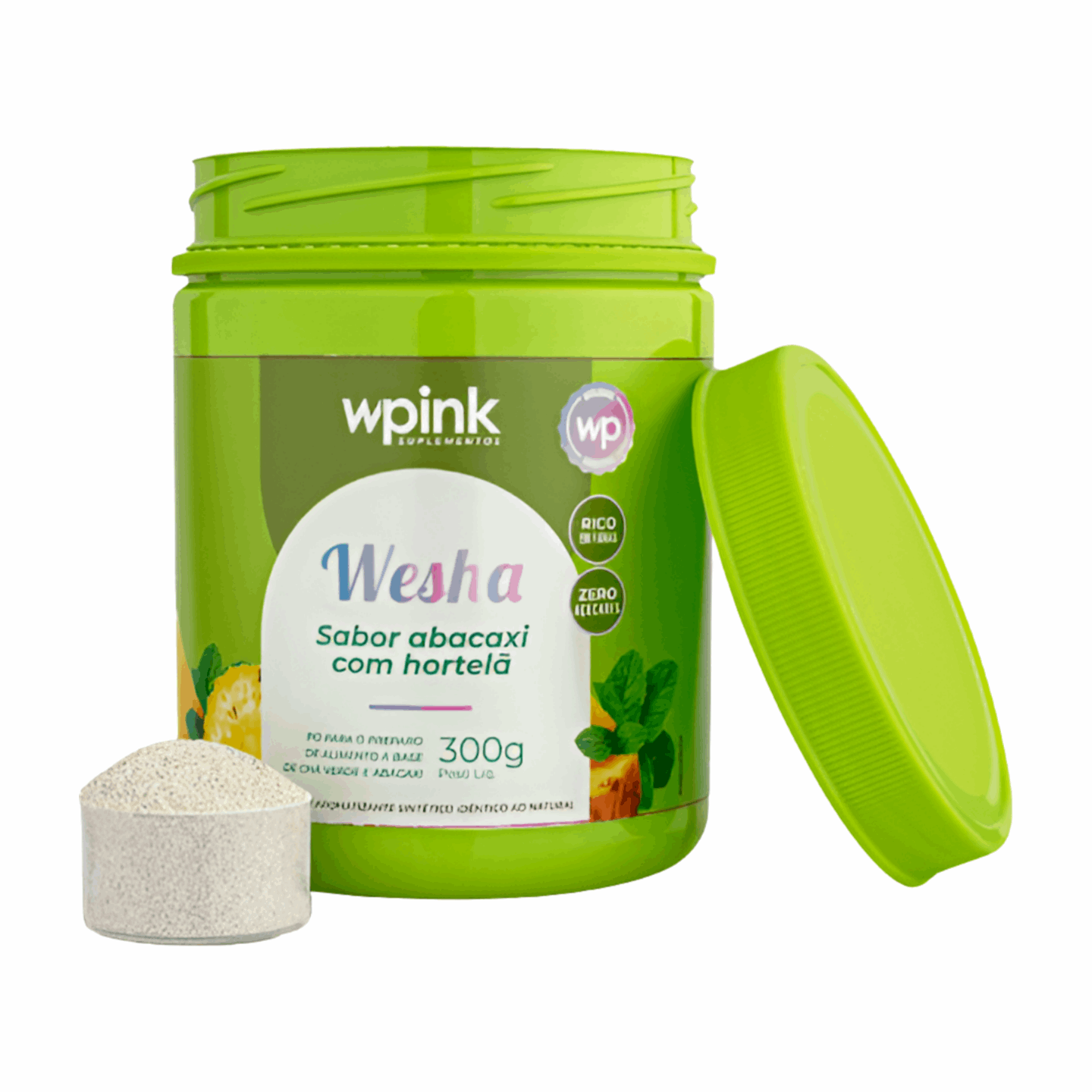 Wesha Chá Verde e Abacaxi 300g – Wpink
