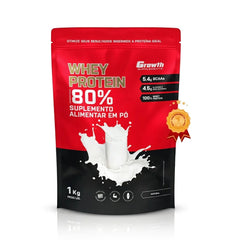 Whey Protein Concentrado 1KG – Growth Supplements (Escolha seu Sabor)