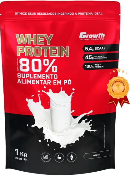Whey Protein Concentrado 1KG – Growth Supplements