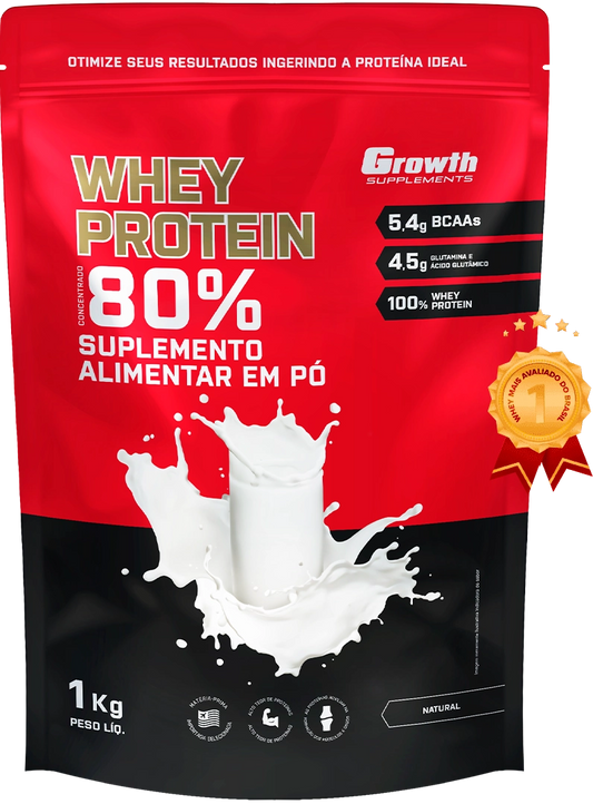 Whey Protein Concentrado 1KG – Growth Supplements