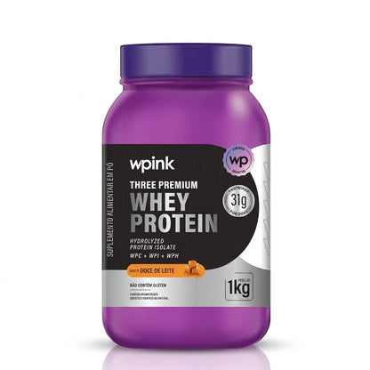 Wpink Whey Protein – Sabor Doce de Leite 1kg