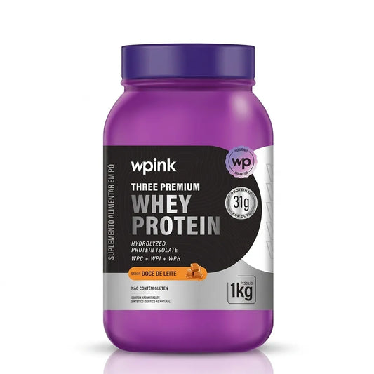 Wpink Whey Protein – Sabor Doce de Leite 1kg