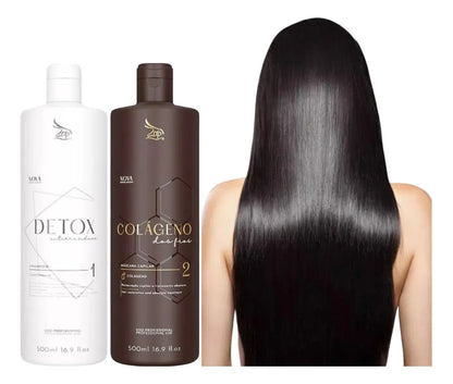 Kit Progressiva Colágeno dos Fios Shampoo + Máscara 2x1L – Zap Cosméticos