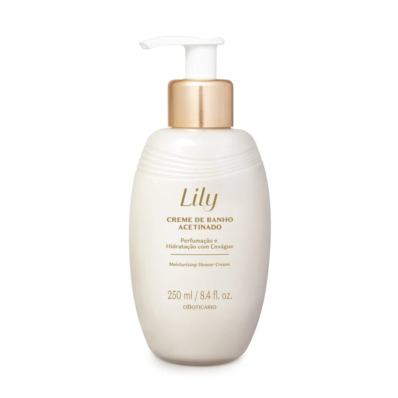 Creme de Banho Acetinado Lily 250ml | Lily O Boticário