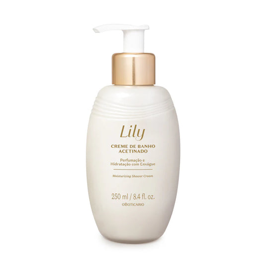 Creme de Banho Acetinado Lily 250ml | Lily O Boticário