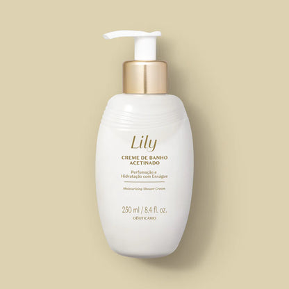 Creme de Banho Acetinado Lily 250ml | Lily O Boticário