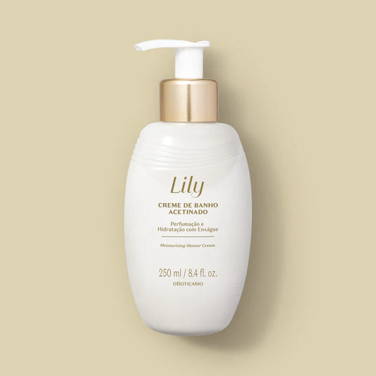 Creme de Banho Acetinado Lily 250ml | Lily O Boticário