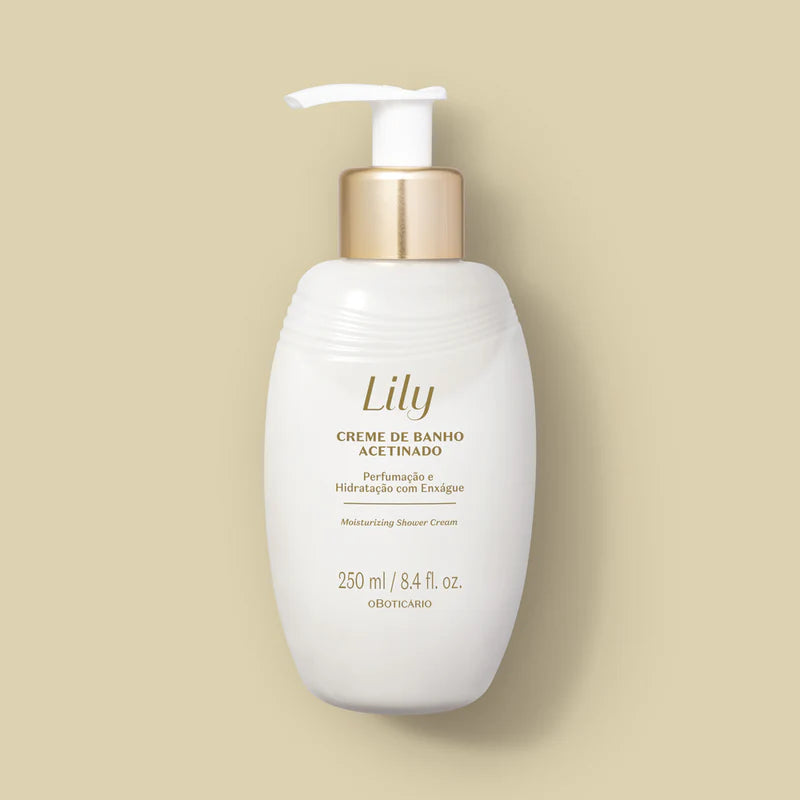 Creme de Banho Acetinado Lily 250ml | Lily O Boticário