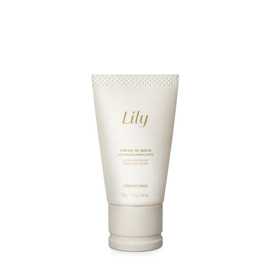 Creme de Mãos Acetinado Hidratante Lily 50g | Lily O Boticário