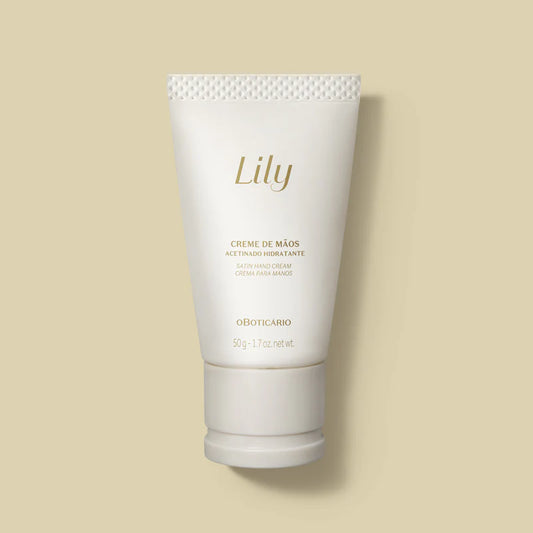 Creme de Mãos Acetinado Hidratante Lily 50g | Lily O Boticário