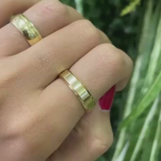 Aliança de Casamento/Compromisso Ouro 18K – 5mm