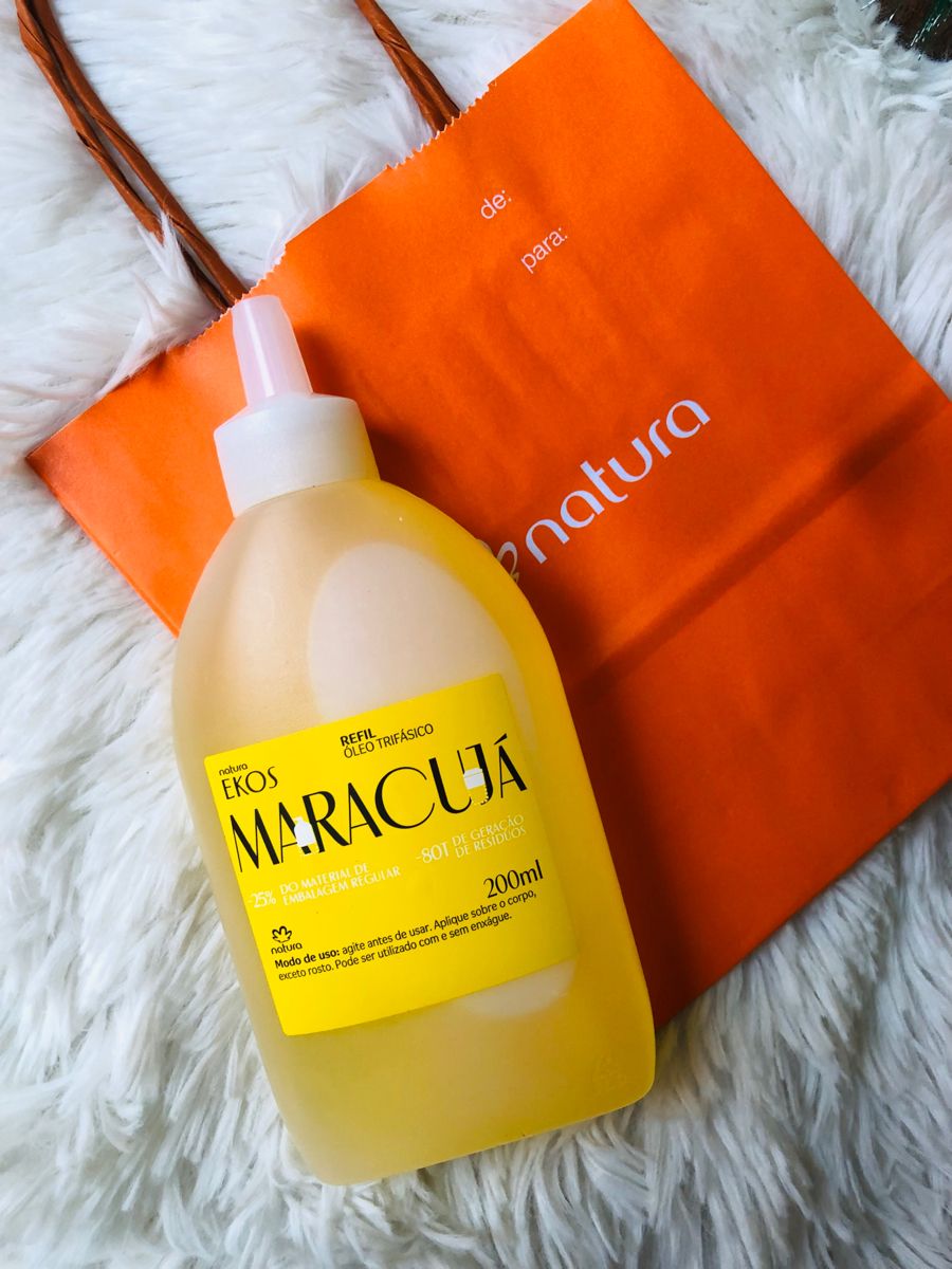 Refil Óleo Trifásico Desodorante Corporal Ekos Maracujá – 200ml