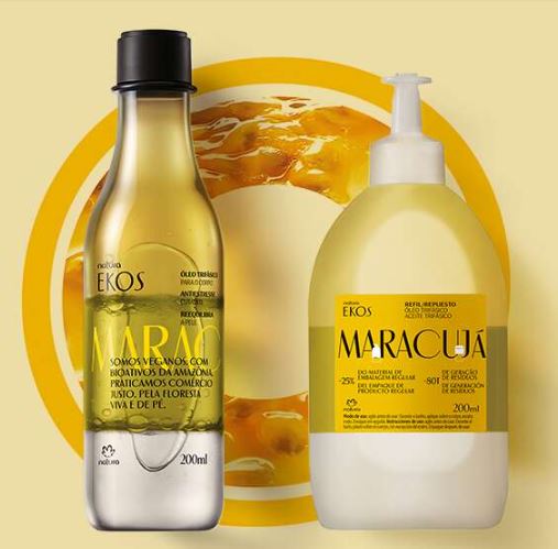 Refil Óleo Trifásico Desodorante Corporal Ekos Maracujá – 200ml