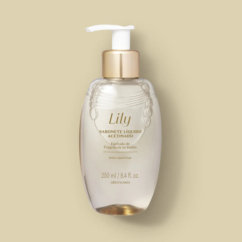 Sabonete Líquido Acetinado Lily 250ml | Lily O Boticário