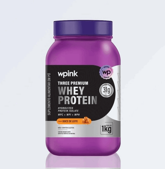 Wpink Whey Protein – Sabor Doce de Leite – 1kg