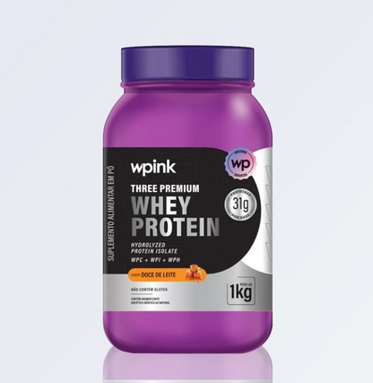 Wpink Whey Protein – Sabor Doce de Leite – 1kg